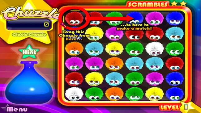 Chuzzle Deluxe Gameplay Screenshot