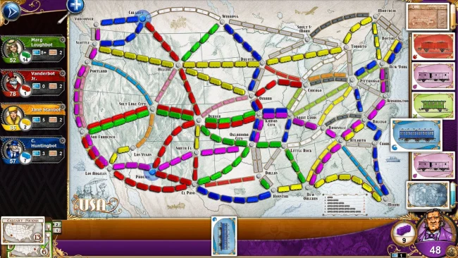 Ticket to Ride PC Screenshot
