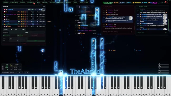 Piano Glow PC Screenshot